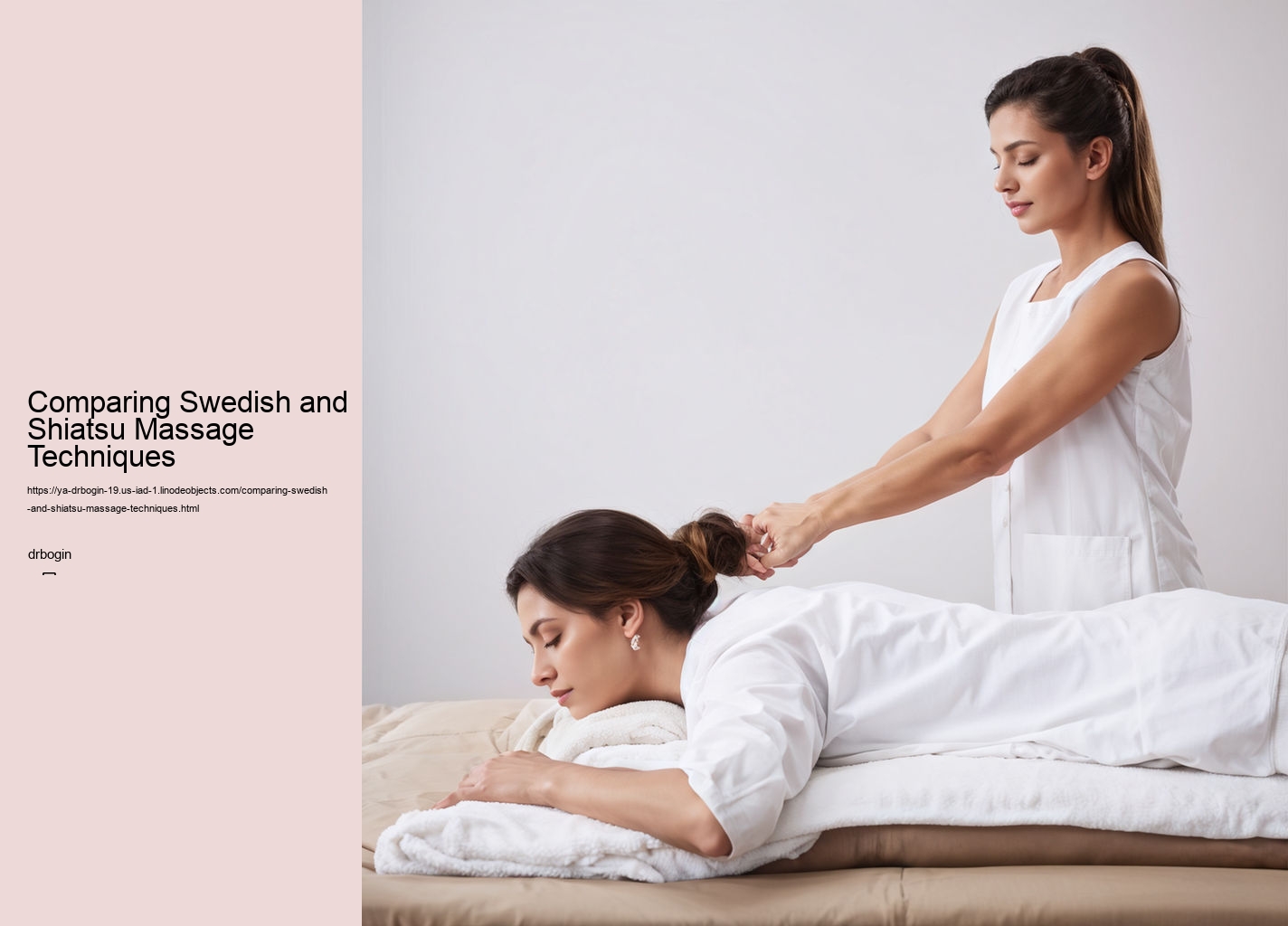 Comparing Swedish and Shiatsu Massage Techniques