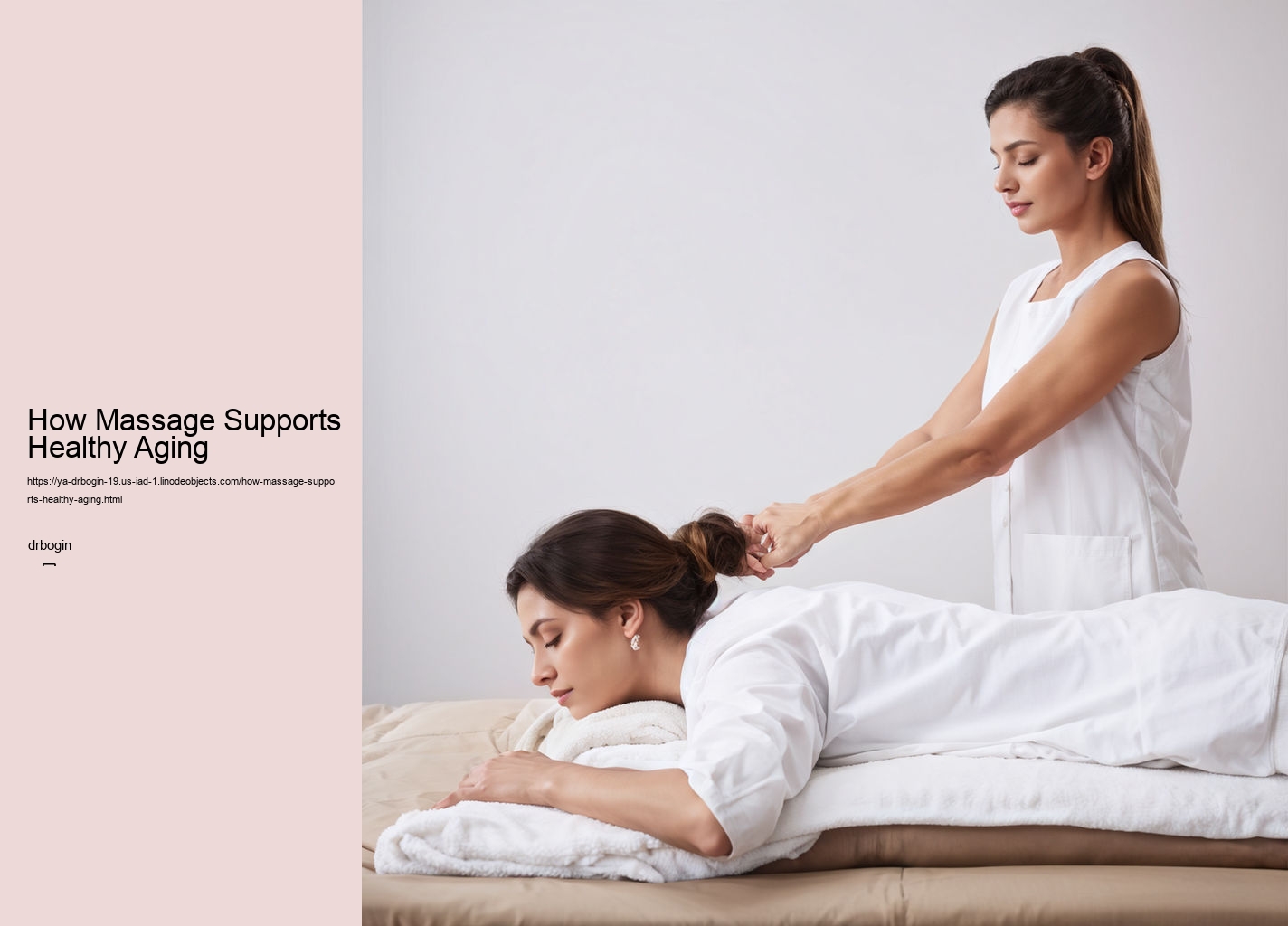 How Massage Supports Healthy Aging